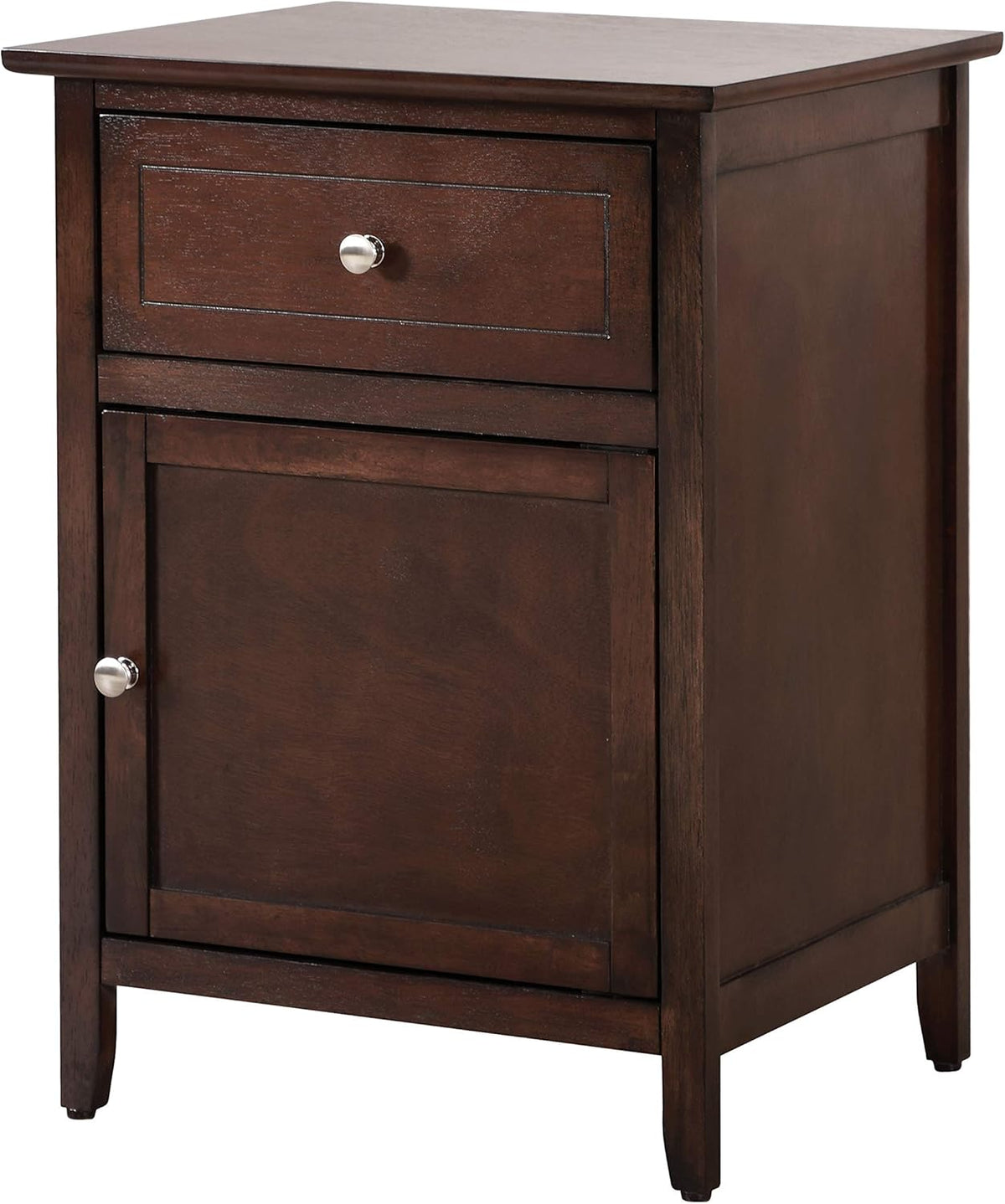 1 Drawer 1 Door Nightstand Cappuccino D2483