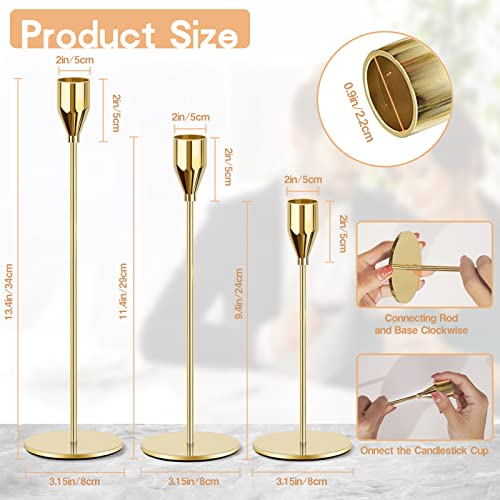 Set of 12 Metal Candle Holders G330