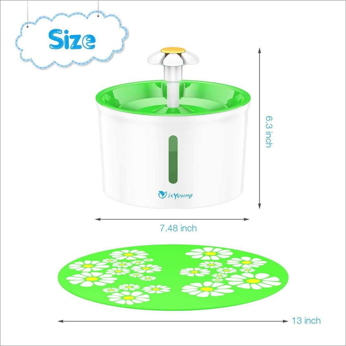 1.6L Automatic Pet Water Fountain N994
