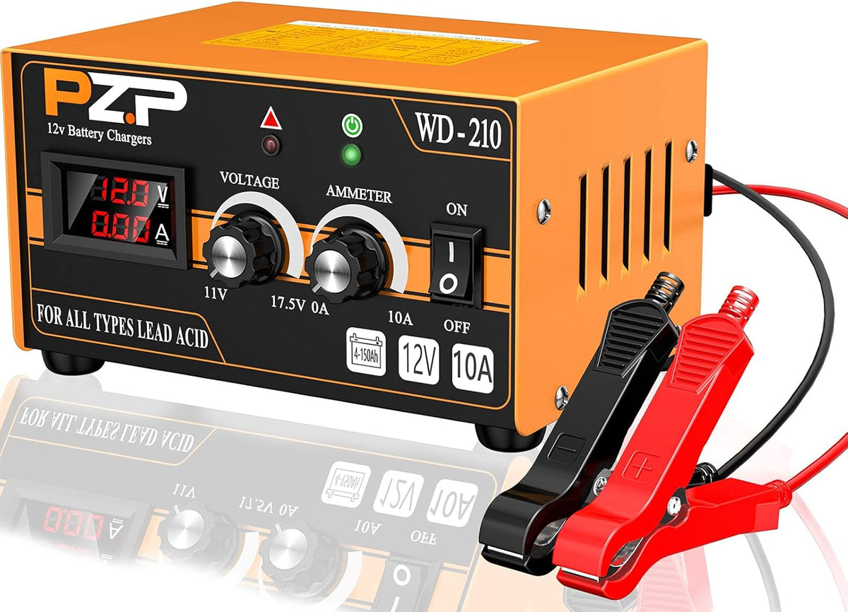 0-10 Amp 12v Automotive Battery Charger E553