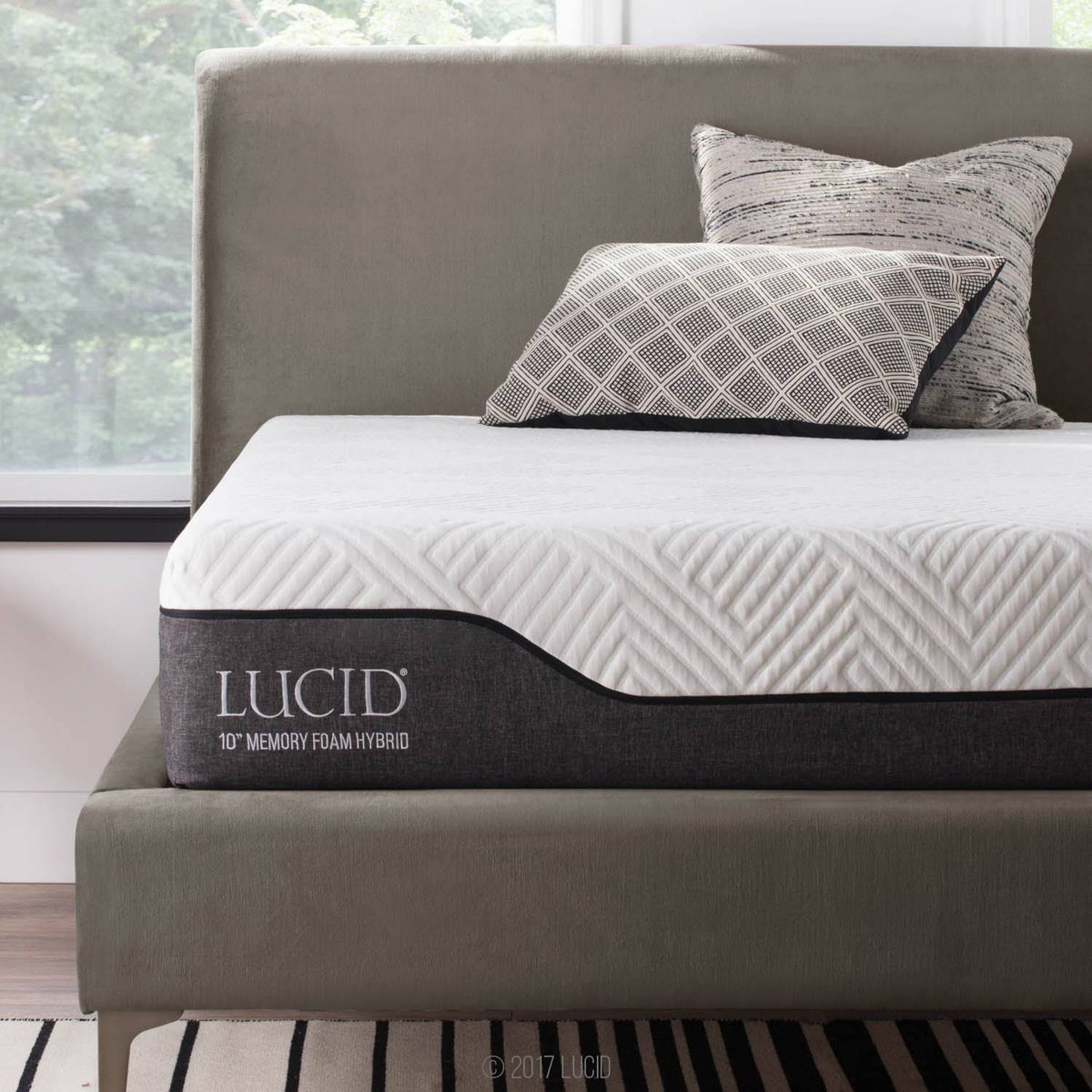 10 inch California King Hybrid Mattress Memory Foam K408