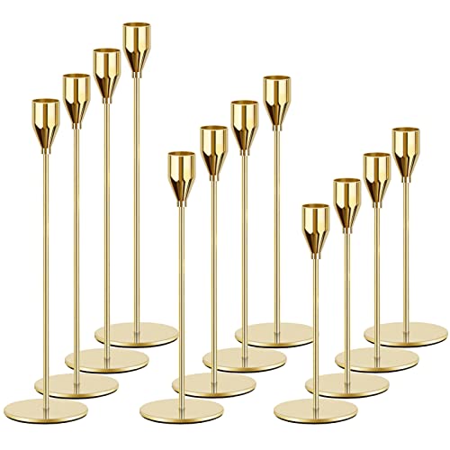 Set of 12 Metal Candle Holders G330