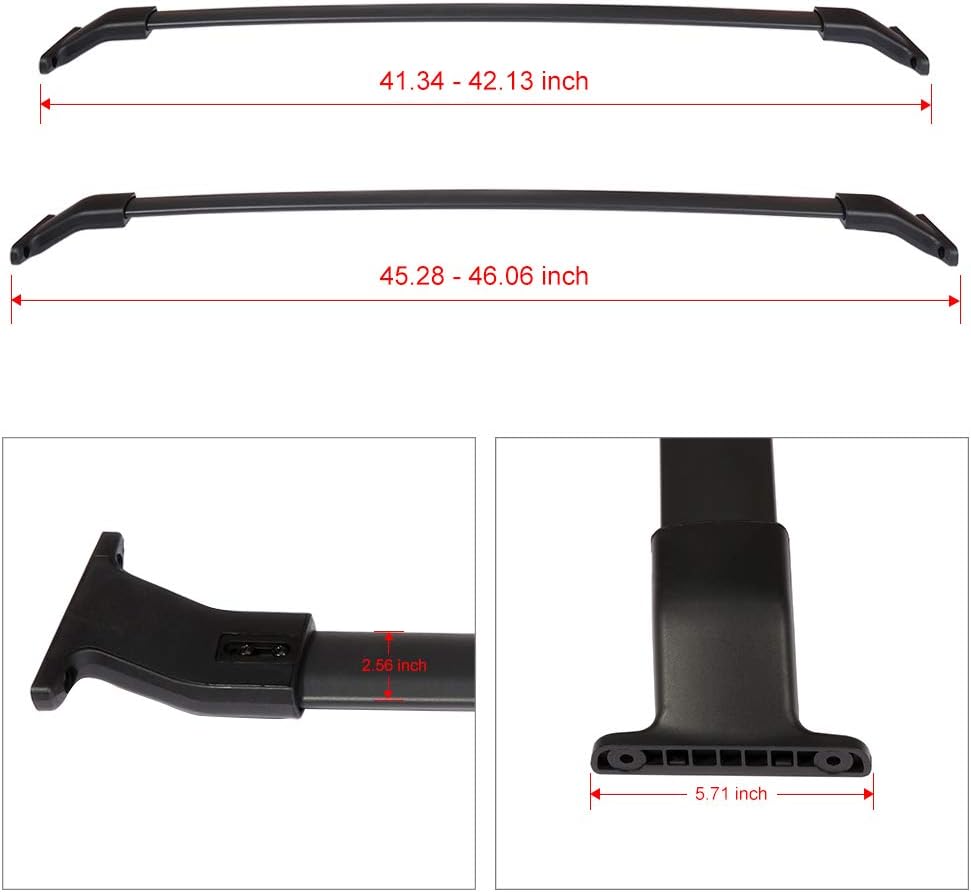 Roof Rack Cross Bar Cargo Carrier O3956