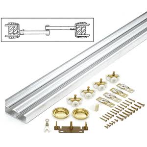48x22 By-Pass Hardware Set 2 Doors D46884