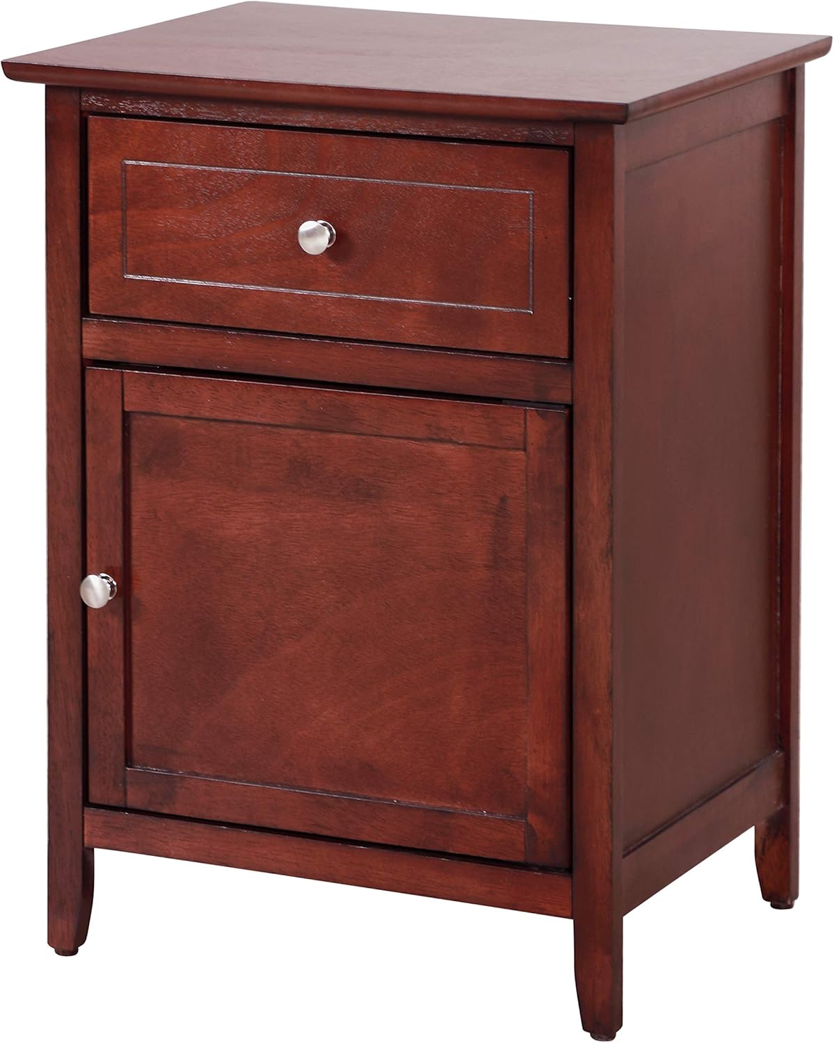 1 Drawer 1 Door Nightstand Cappuccino D2483